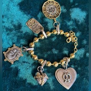 💎💎Waxing Poetic bracelet with charms 💎💎